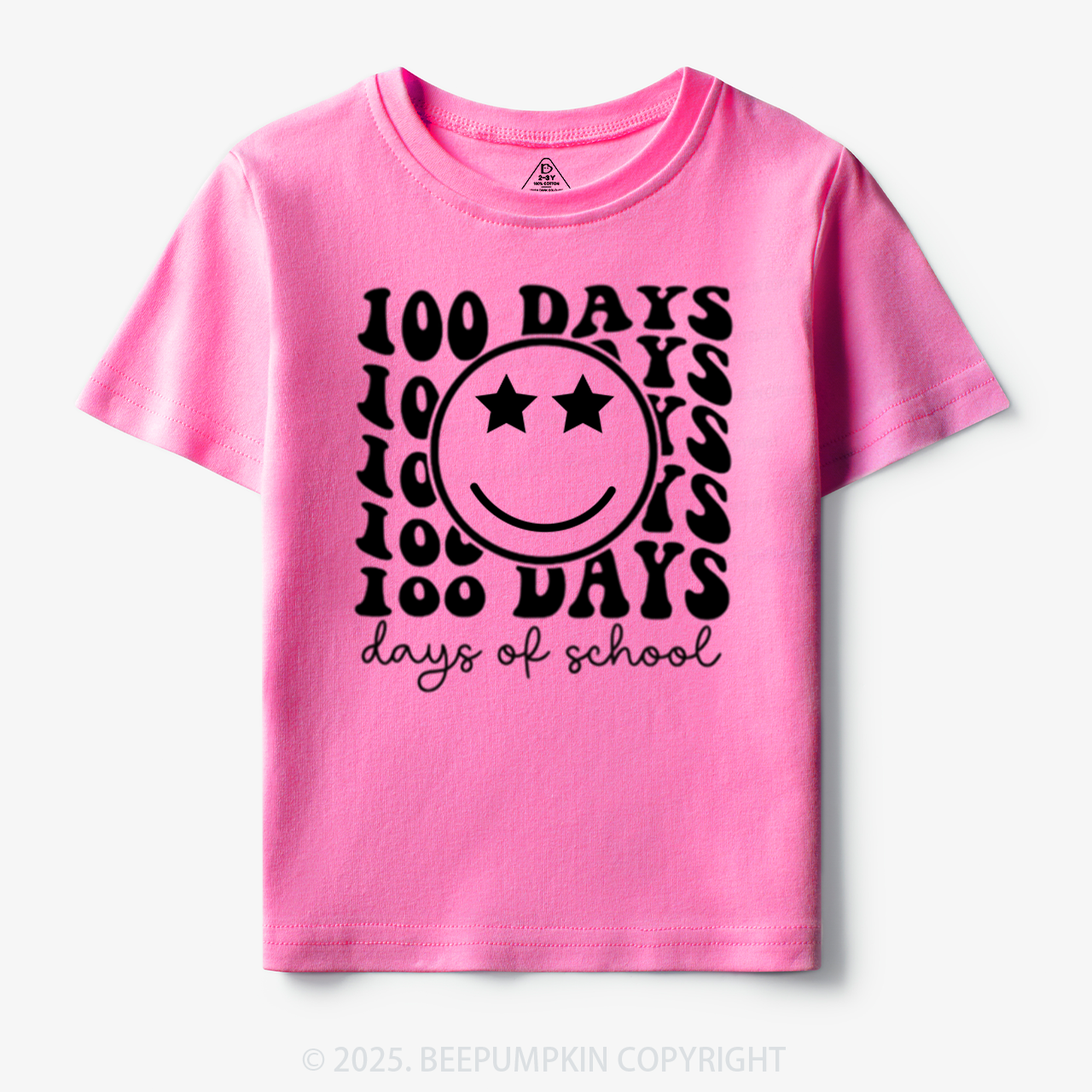 100 Days Of School Toddler&Kid's Tees Beepumpkin