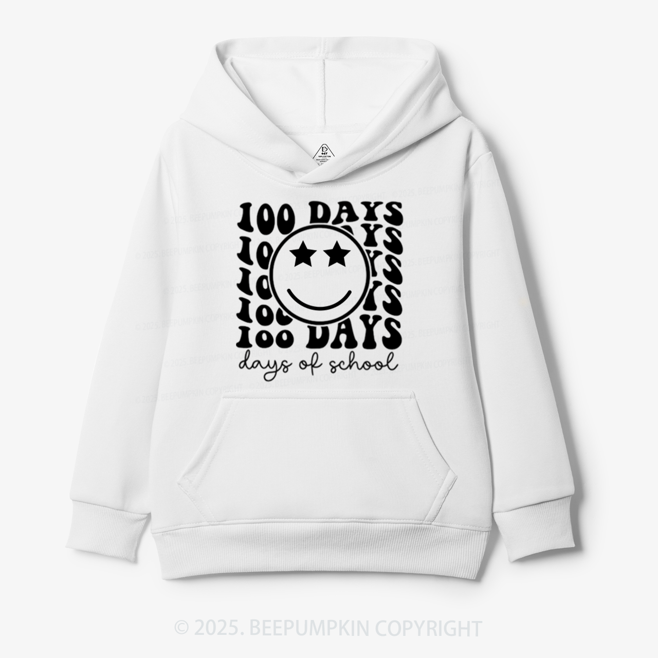 100 Days Of School Kid's Hoodies Beepumpkin