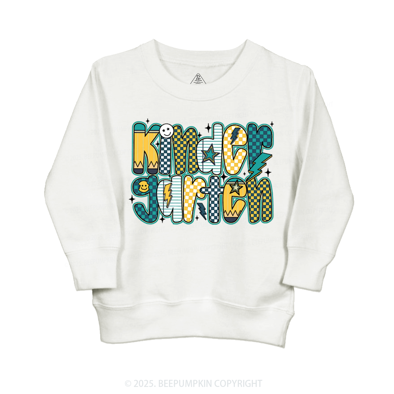 Personalized School Boy Sublimation File Kid's Sweatshirt