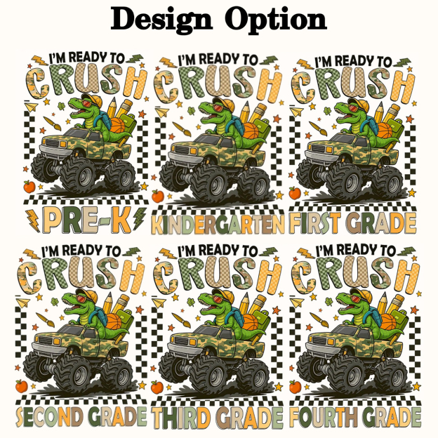 Personalized I’m Ready To Crush Toddler&Kids Washed Tees