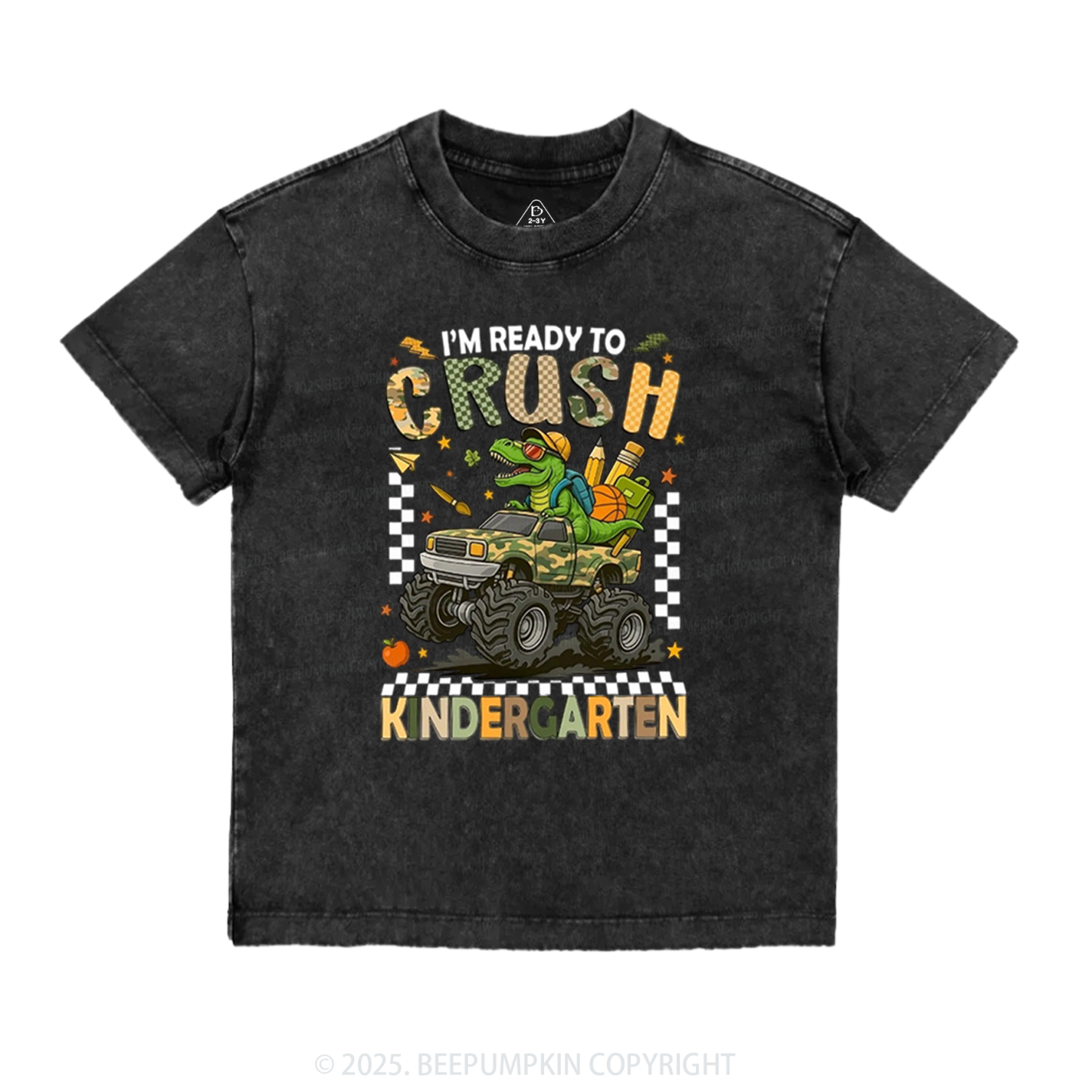 Personalized I’m Ready To Crush Toddler&Kids Washed Tees