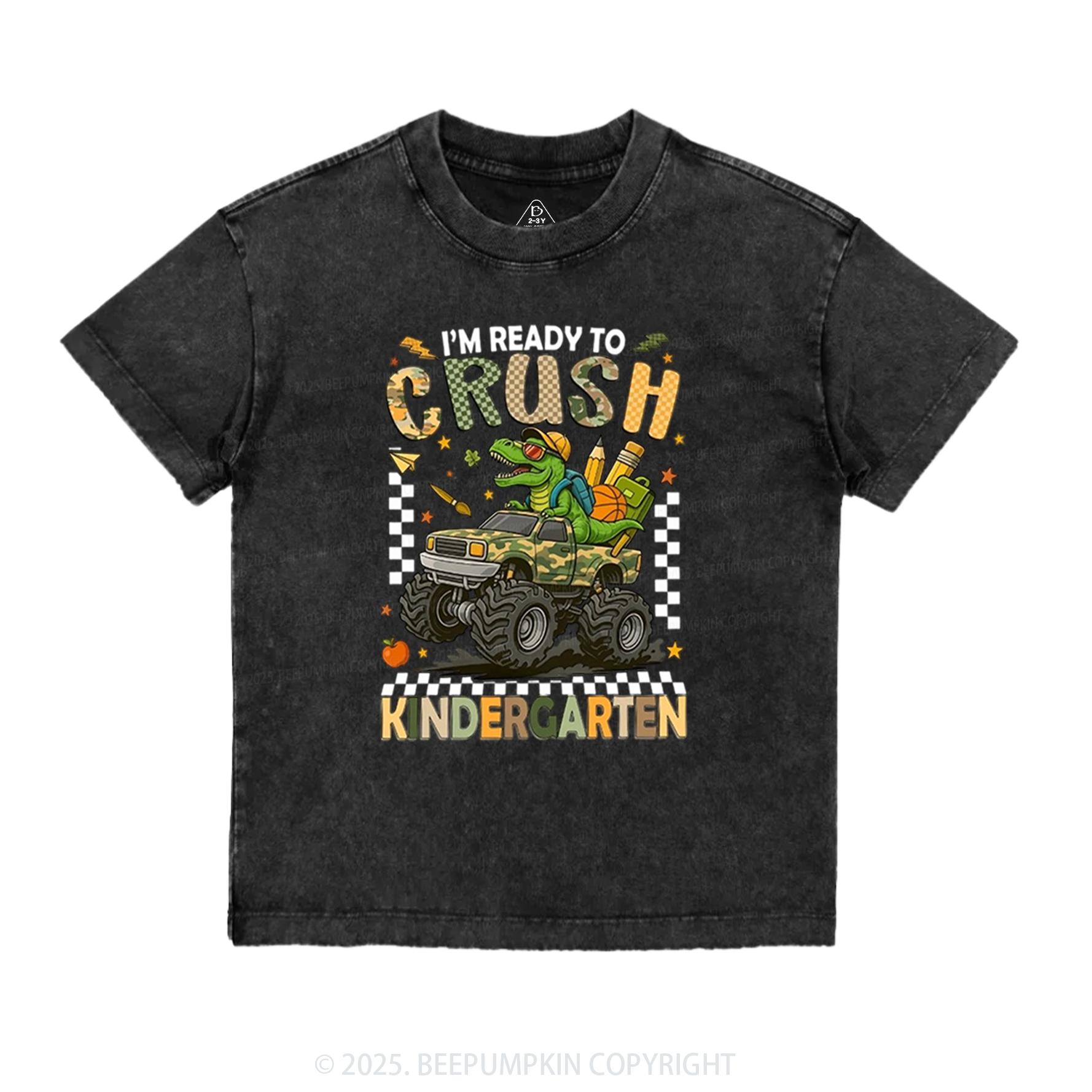 Personalized I’m Ready To Crush Toddler&Kids Washed Tees
