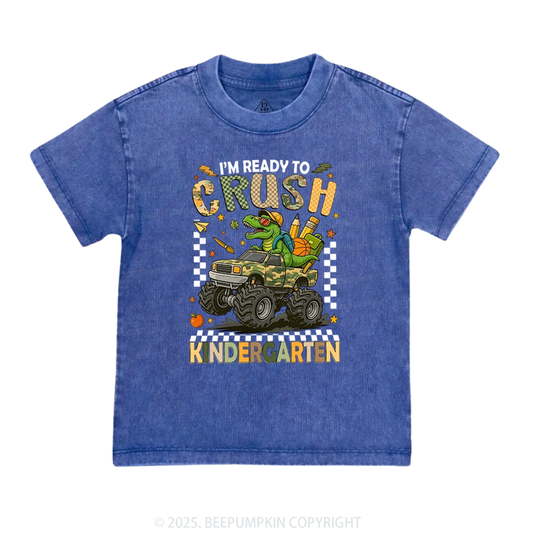 Personalized I’m Ready To Crush Toddler&Kids Washed Tees