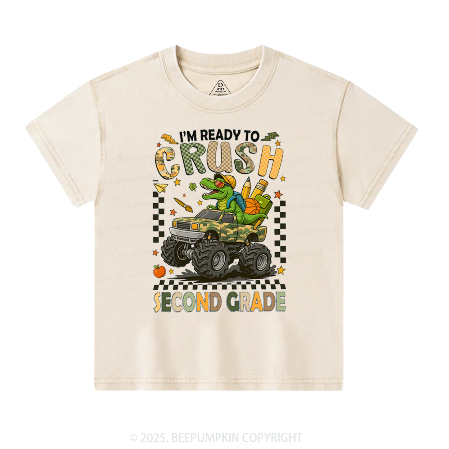 Personalized I’m Ready To Crush Toddler&Kids Washed Tees