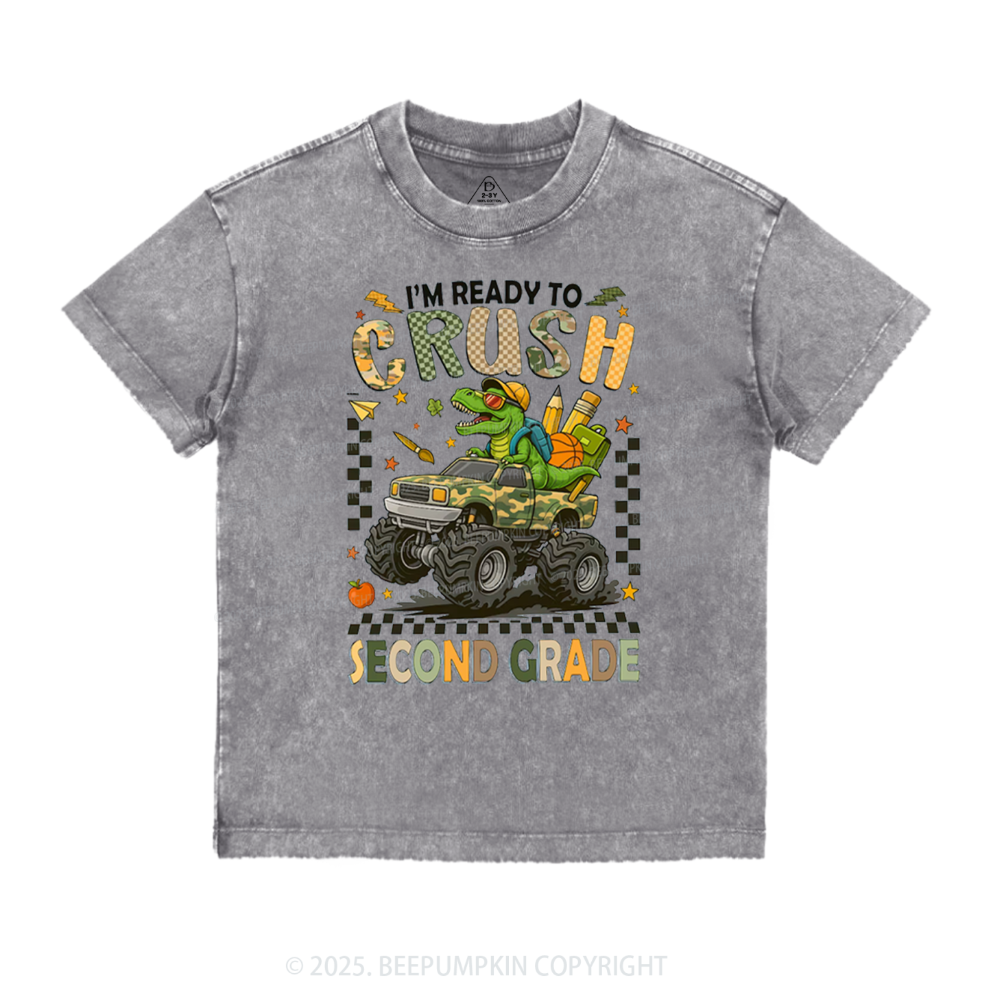 Personalized I’m Ready To Crush Toddler&Kids Washed Tees