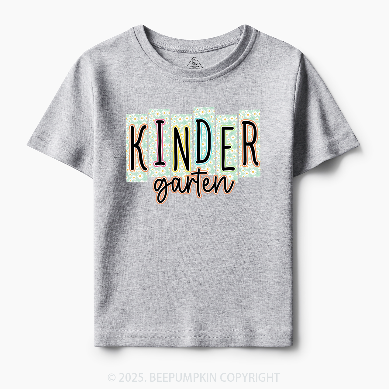 Personalized Floral School Days Toddler&Kid's Tees Beepumpkin