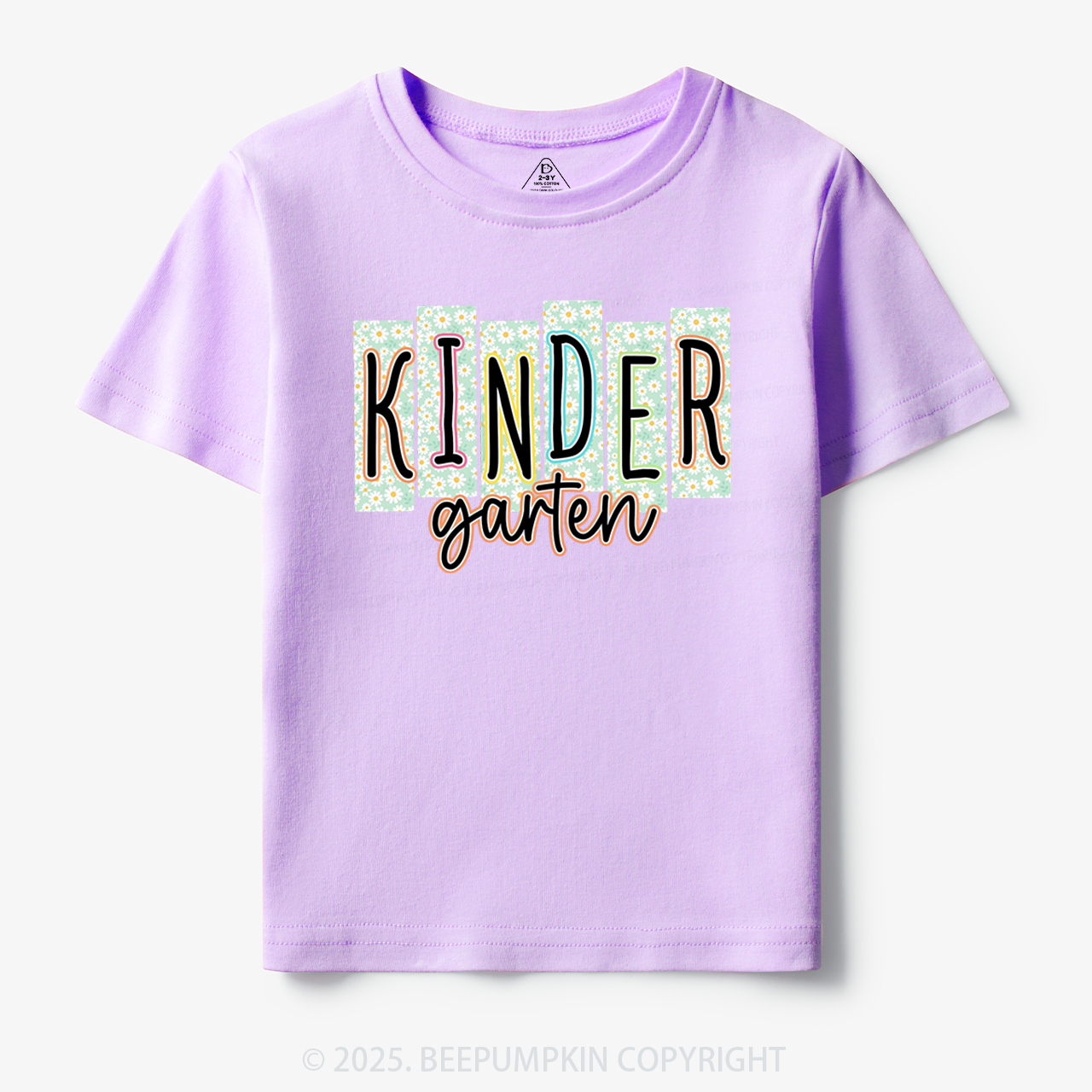Personalized Floral School Days Toddler&Kid's Tees Beepumpkin