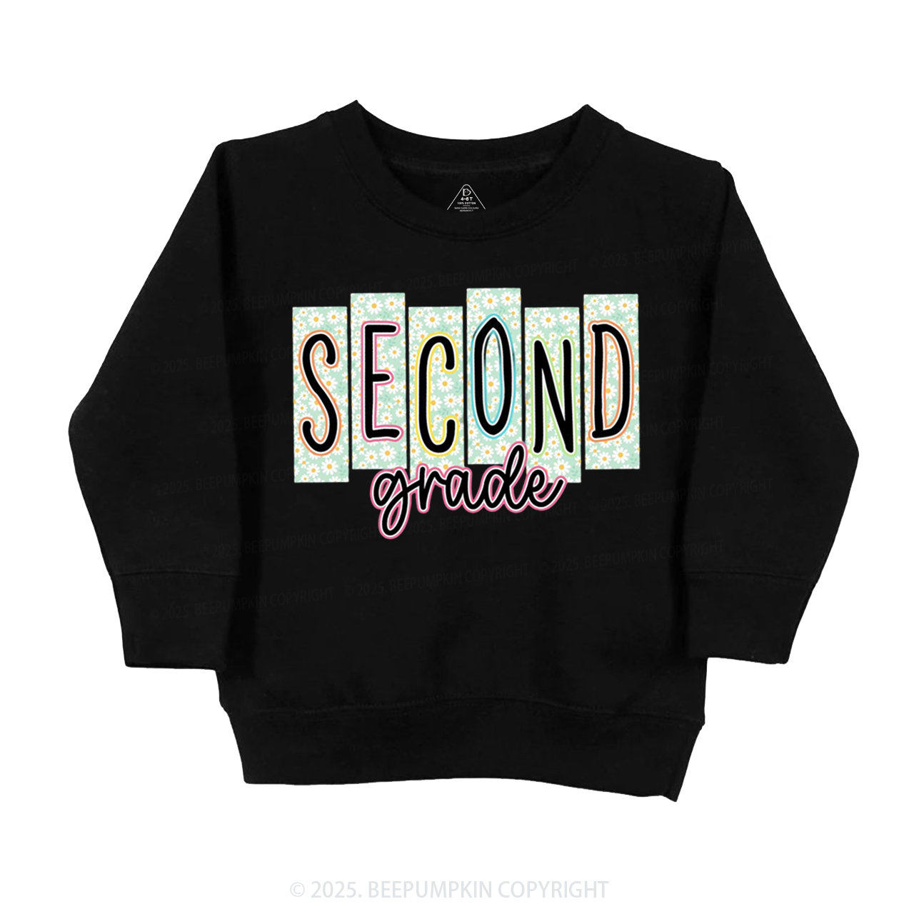 Personalized Floral School Days Kid's Sweatshirt