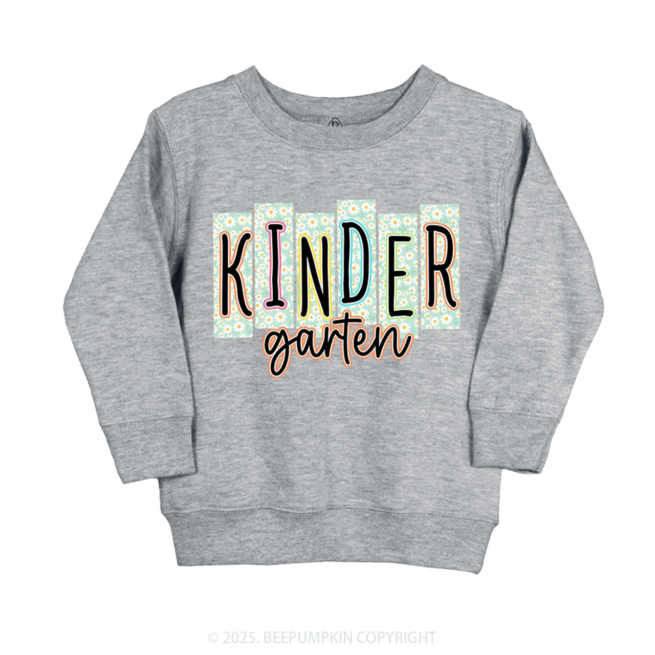 Personalized Floral School Days Kid's Sweatshirt