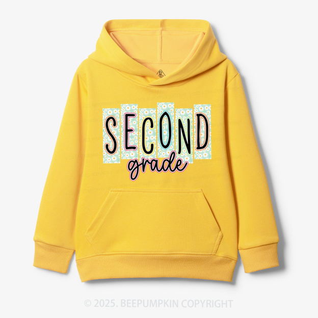 Personalized Floral School Days Kid's Hoodies Beepumpkin