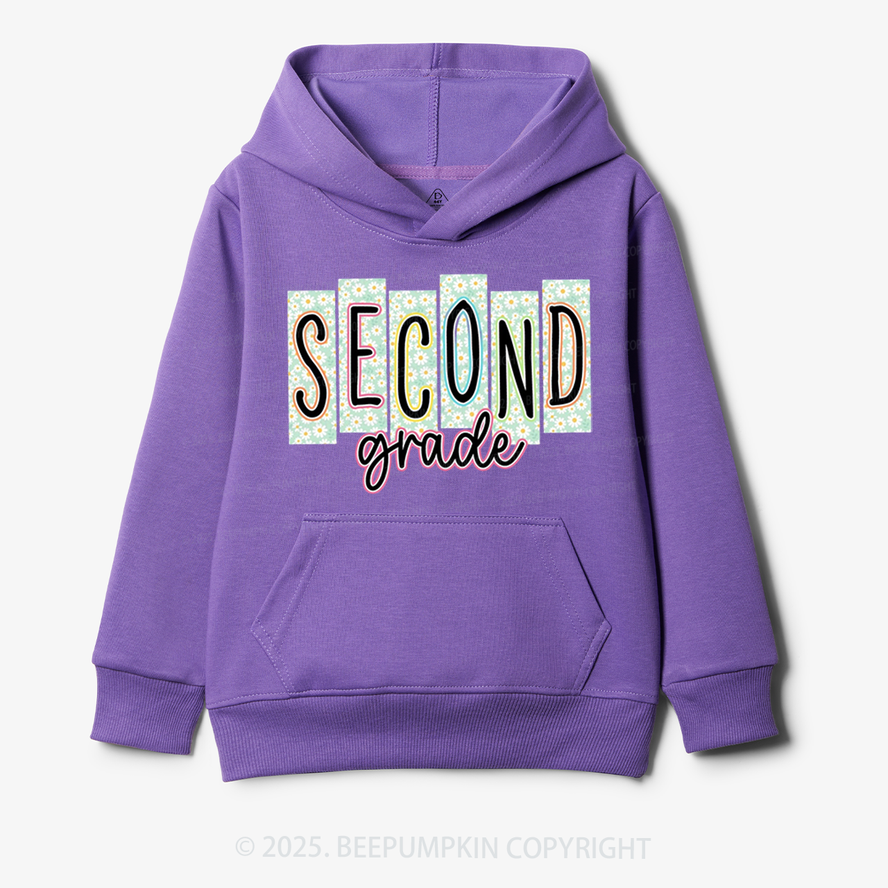 Personalized Floral School Days Kid's Hoodies Beepumpkin