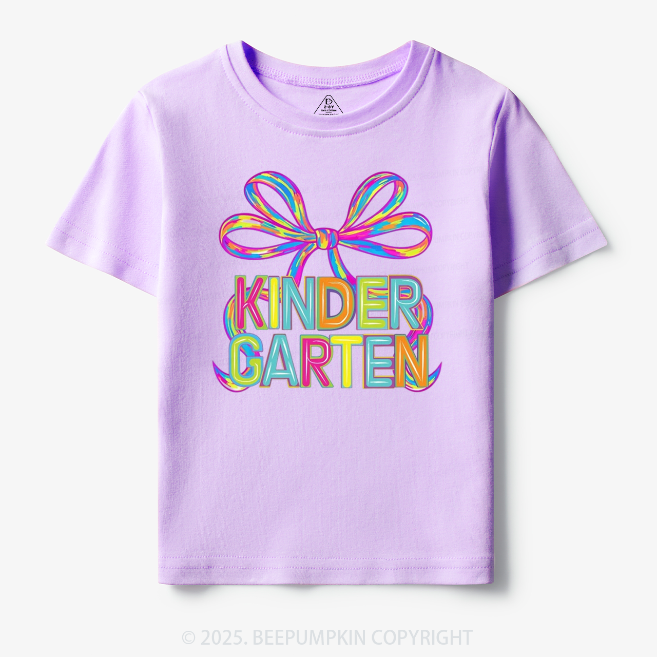 Personalized Rainbow Ribbons Grade Toddler&Kid's Tees Beepumpkin