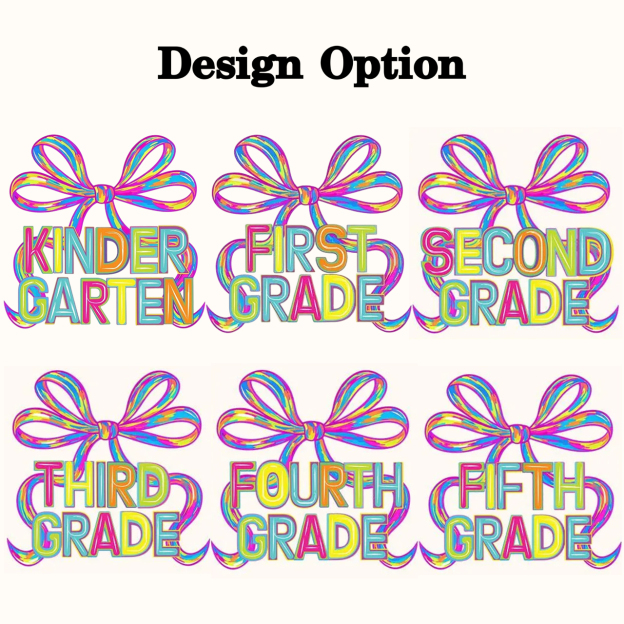 Personalized Rainbow Ribbons Grade Toddler&Kid's Tees Beepumpkin