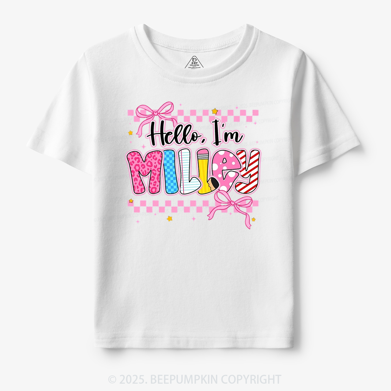 Personalized Sweet & Sassy Toddler&Kid's Tees Beepumpkin