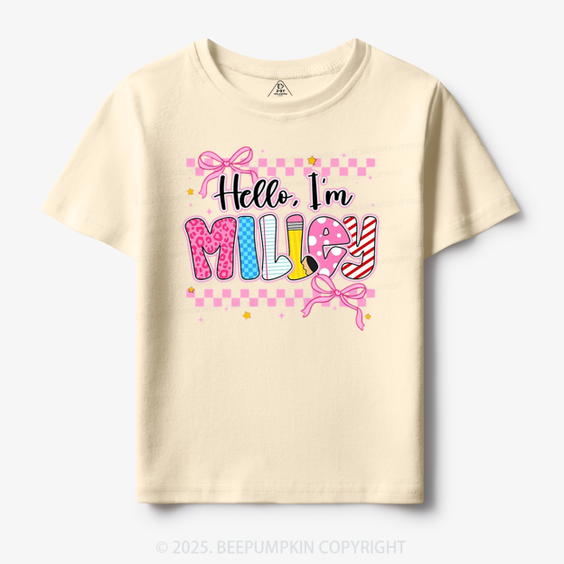 Personalized Sweet & Sassy Toddler&Kid's Tees Beepumpkin