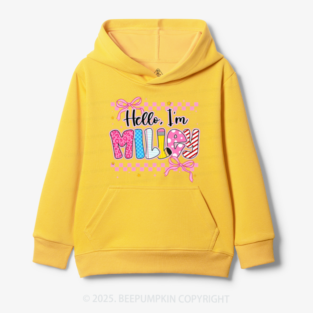 Personalized Sweet & Sassy Kid's Hoodies Beepumpkin