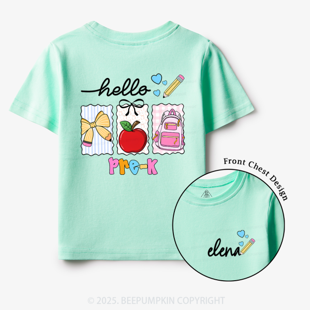 Personalized Back To School Gift Package Toddler&Kid's Tees Beepumpkin