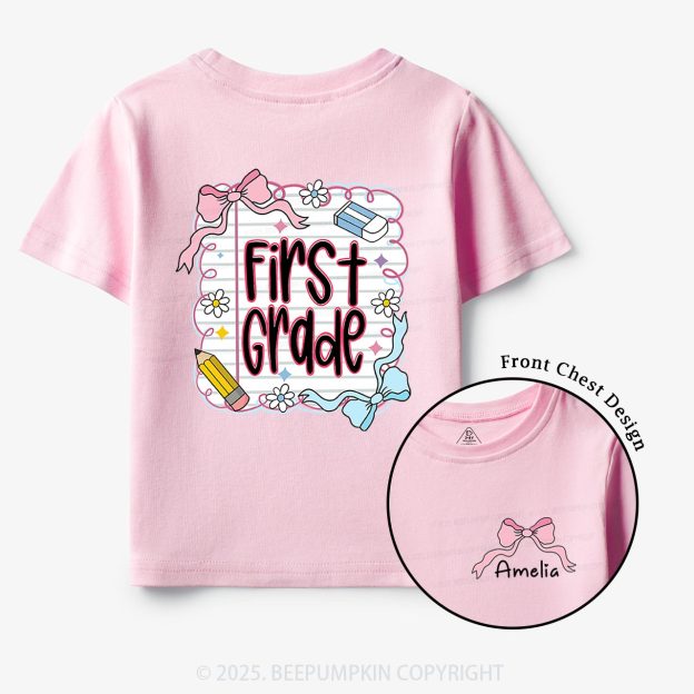 Personalized Back To School Bundle Toddler&Kid's Tees Beepumpkin