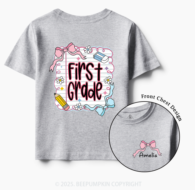 Personalized Back To School Bundle Toddler&Kid's Tees Beepumpkin