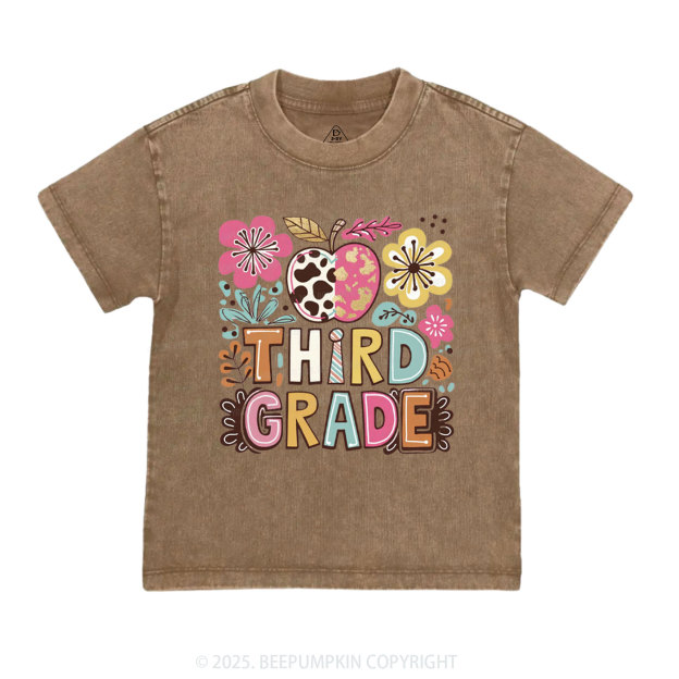Personalized Apple Blossoms Toddler&Kids Washed Tees