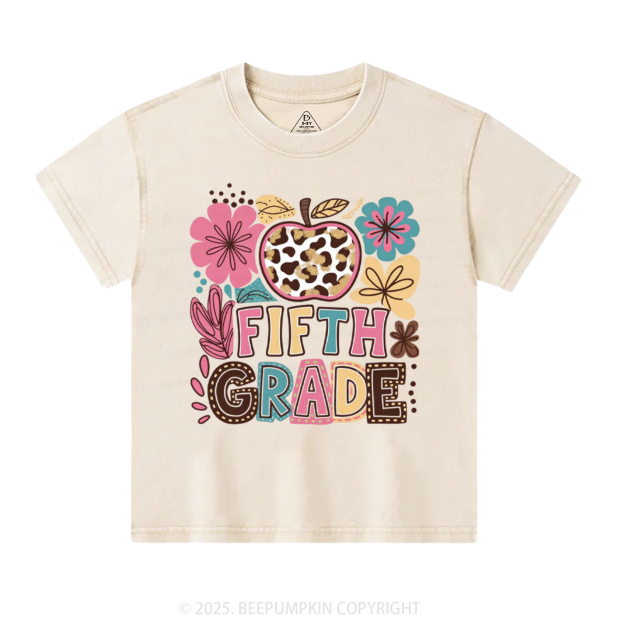Personalized Apple Blossoms Toddler&Kids Washed Tees