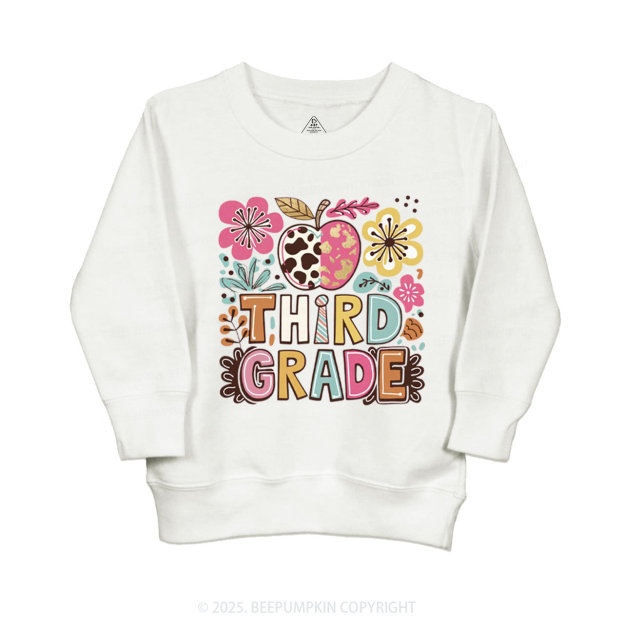 Personalized Apple Blossoms Kid's Sweatshirt