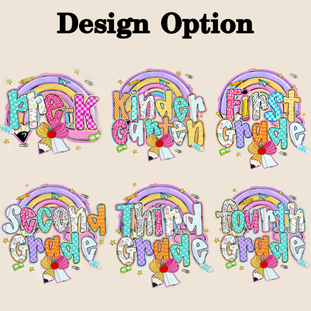 Personalized Rainbow Learning Days Kid's Sweatshirt