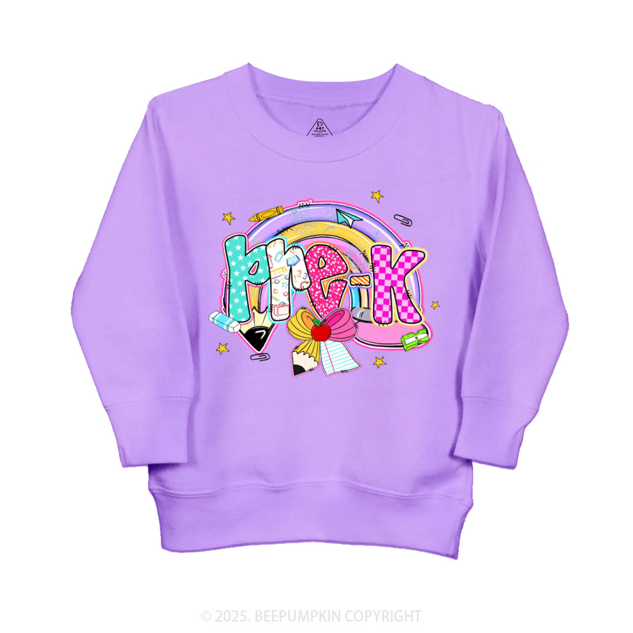 Personalized Rainbow Learning Days Kid's Sweatshirt