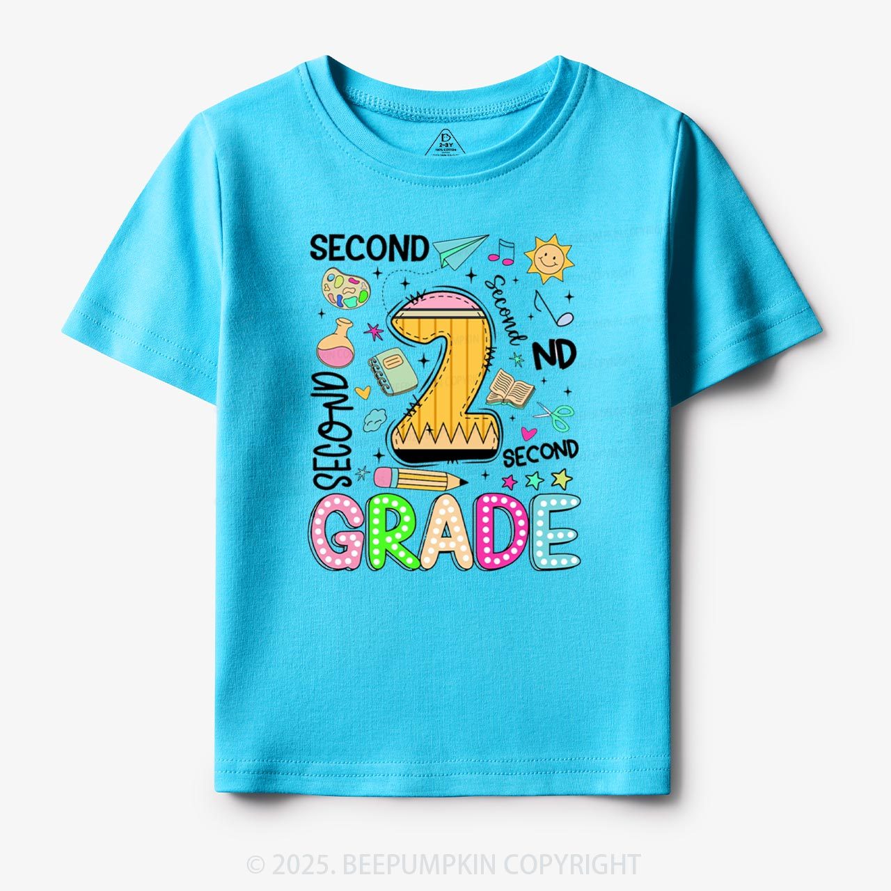 Personalized First Day Of School Toddler&Kid's Tees Beepumpkin
