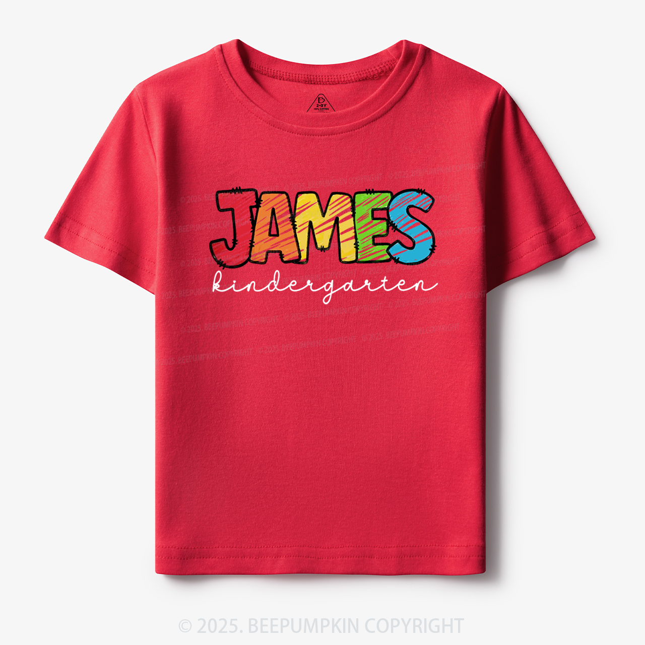 Personalized Rainbow Alphabet Name Toddler&Kid's Tees Beepumpkin