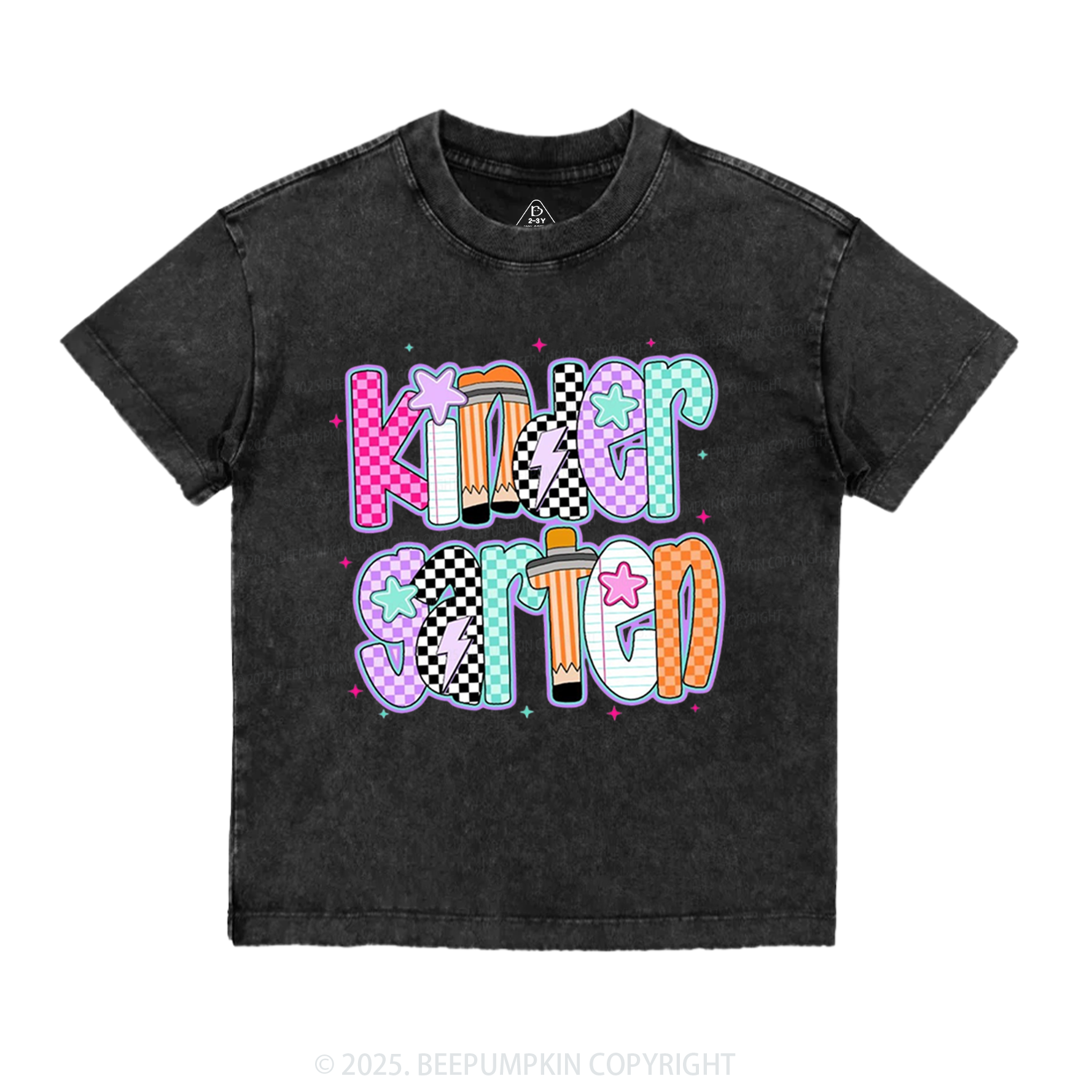 Personalized Purple Aura Grade Toddler&Kids Washed Tees Sale-Beepumpkin™