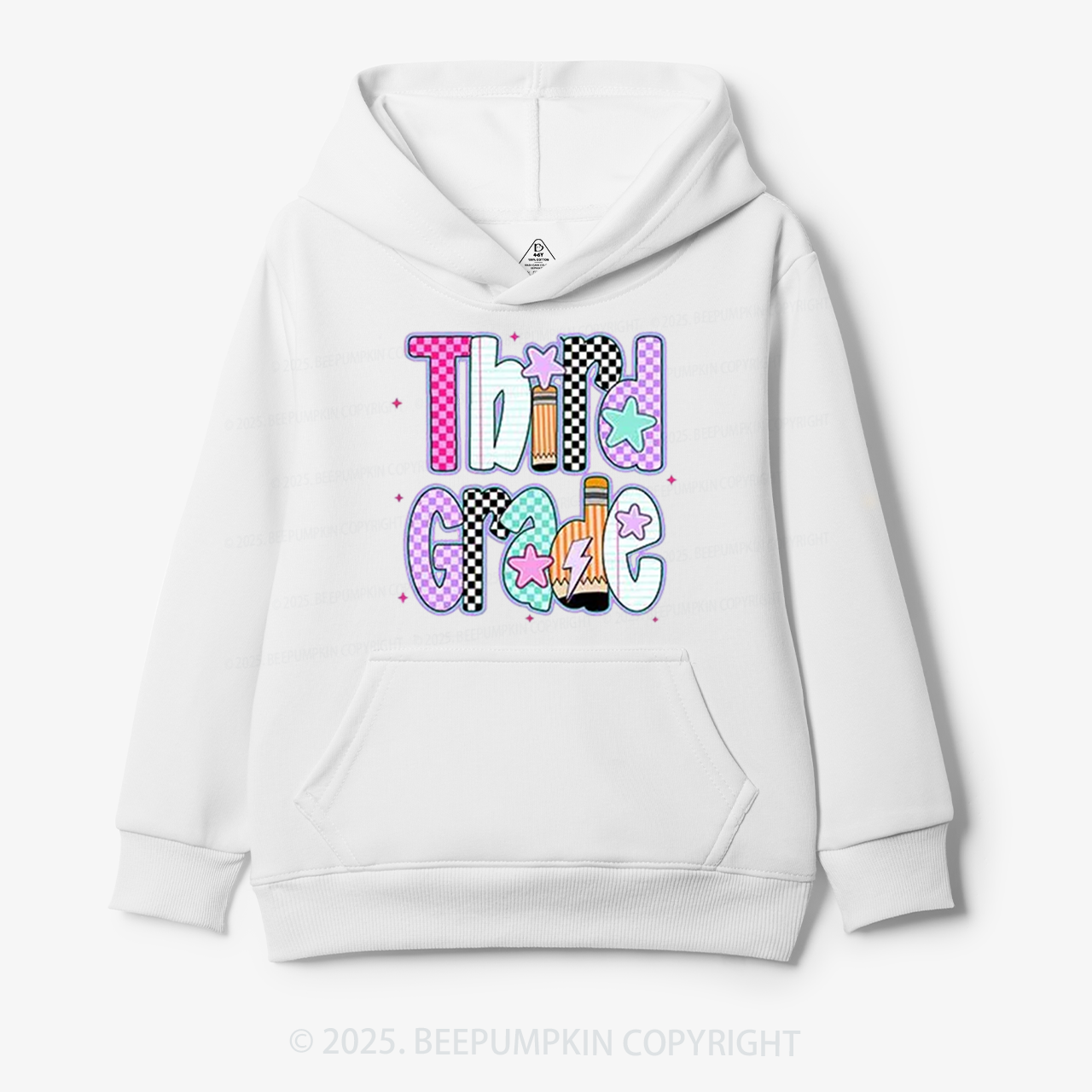 Personalized Purple Aura Grade Kid's Hoodies Beepumpkin
