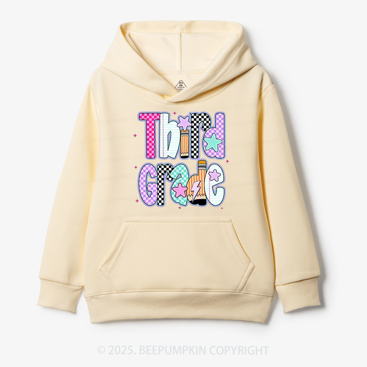 Personalized Purple Aura Grade Kid's Hoodies Beepumpkin