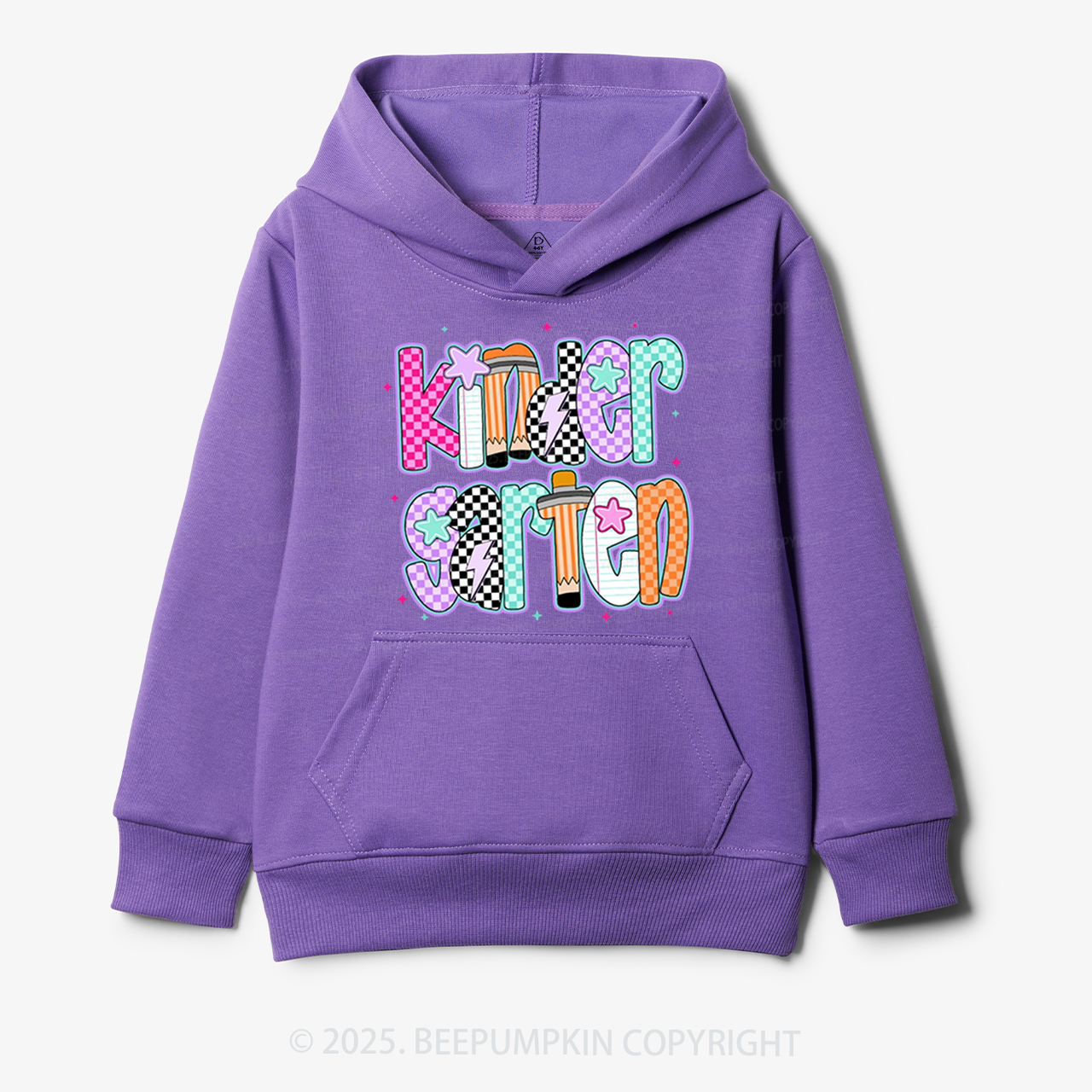 Personalized Purple Aura Grade Kid's Hoodies Beepumpkin