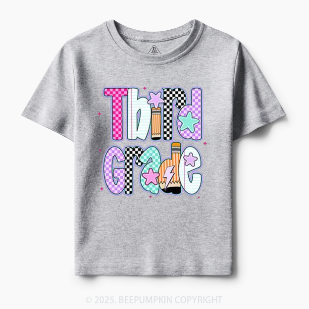 Personalized Personalized Purple Aura Grade Toddler&Kid's Tees Beepumpkin