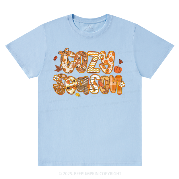 Cozy Season Fall T-Shirts Beepumpkin 