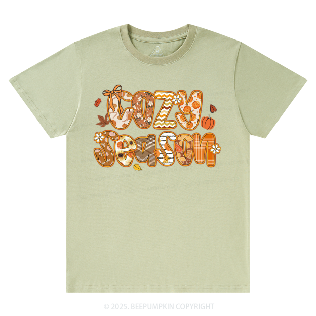 Cozy Season Fall T-Shirts Beepumpkin 
