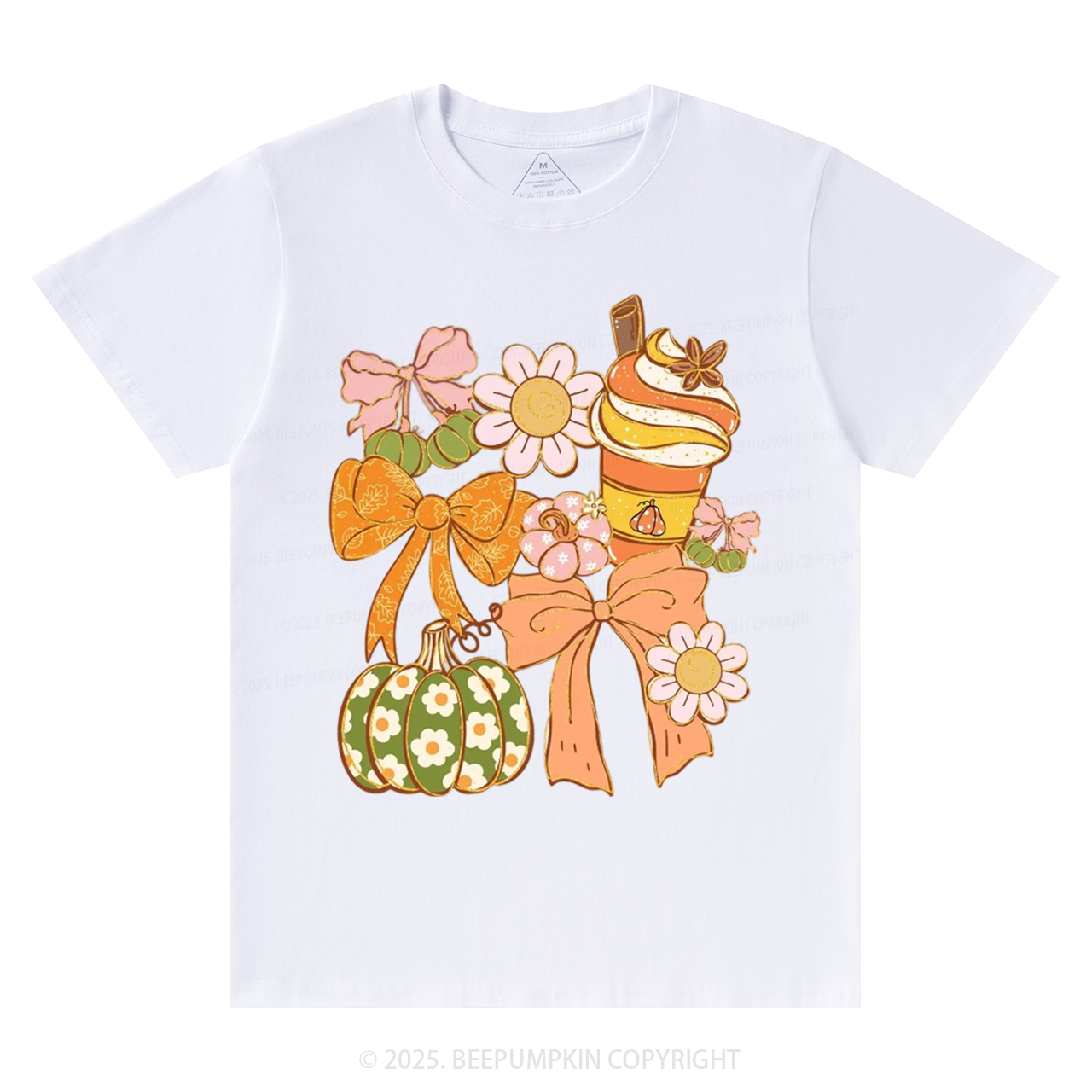 Fall Pumpkin Coquette Fall T-Shirts Beepumpkin 