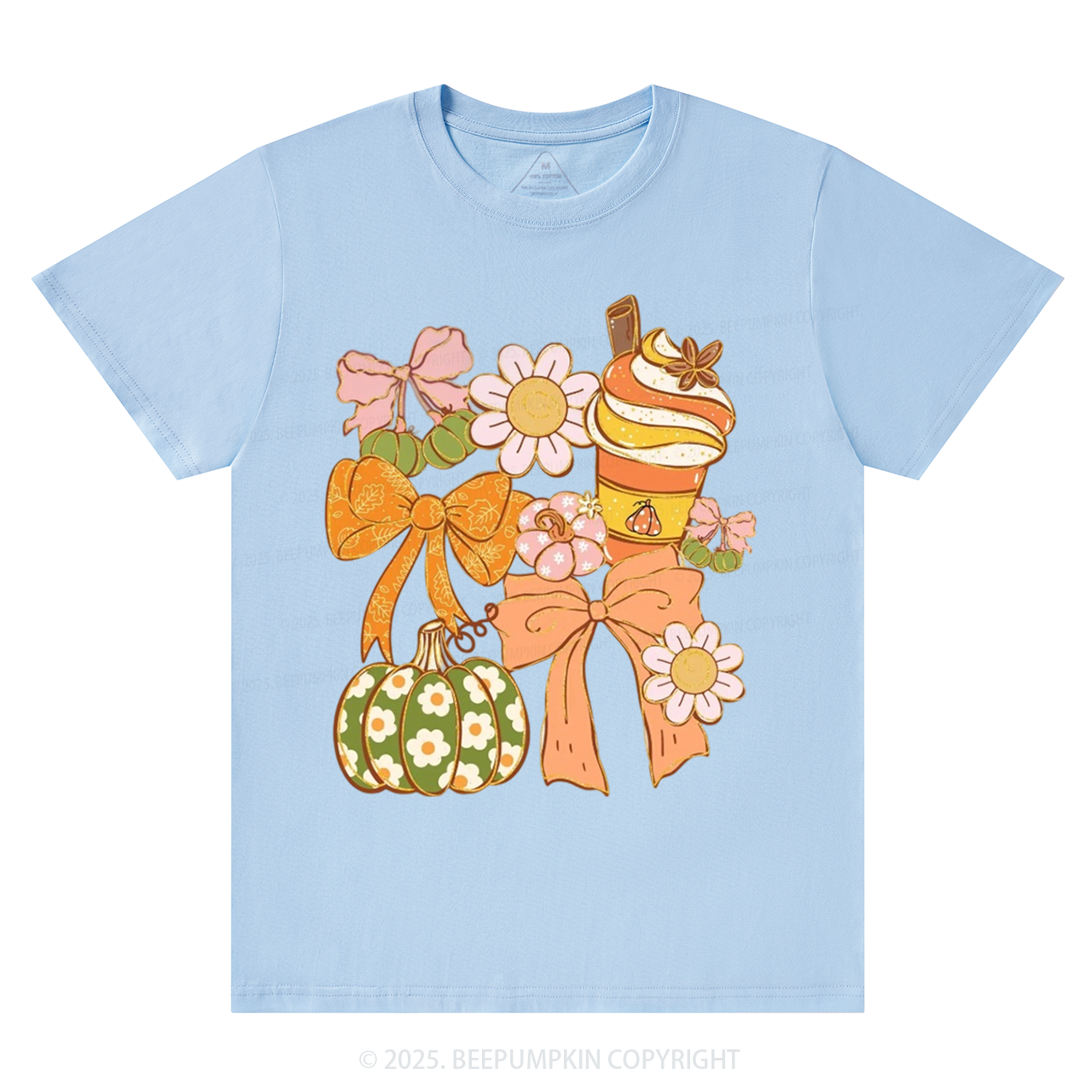 Fall Pumpkin Coquette Fall T-Shirts Beepumpkin 