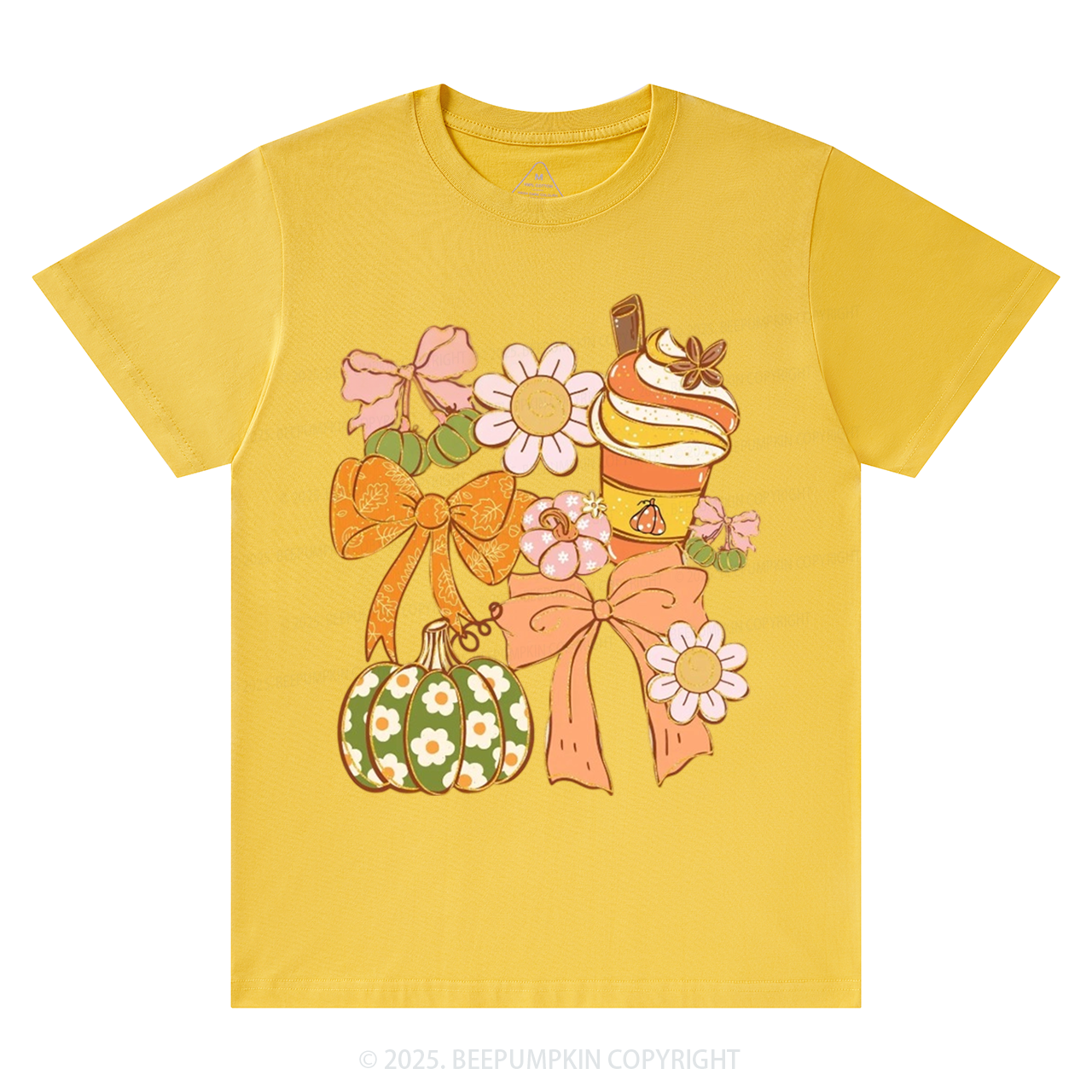 Fall Pumpkin Coquette Fall T-Shirts Beepumpkin 