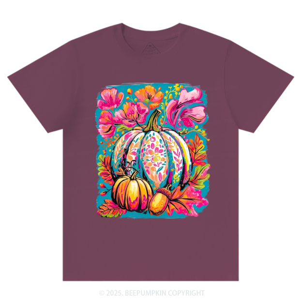 Glam Gourd Fall T-Shirts Beepumpkin 