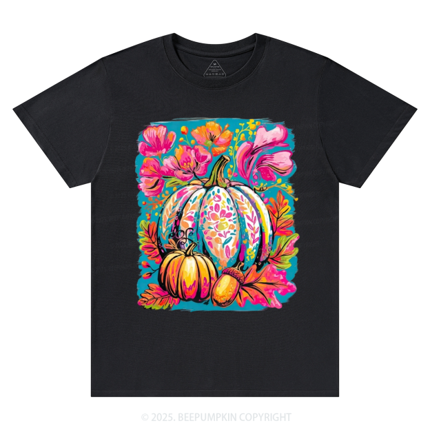 Glam Gourd Fall T-Shirts Beepumpkin 