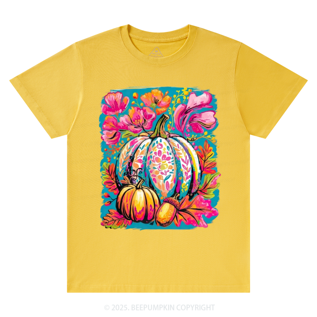 Glam Gourd Fall T-Shirts Beepumpkin 