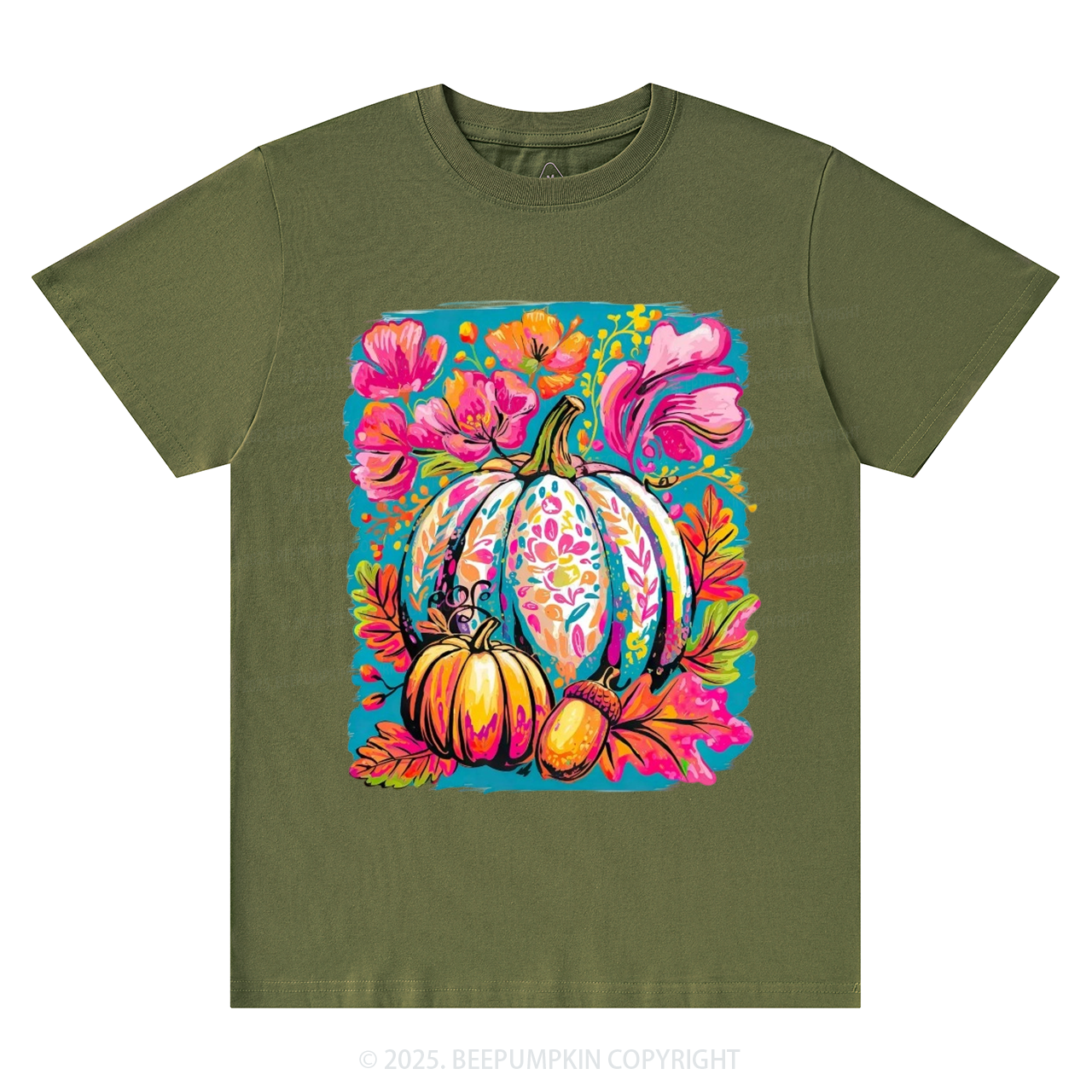 Glam Gourd Fall T-Shirts Beepumpkin