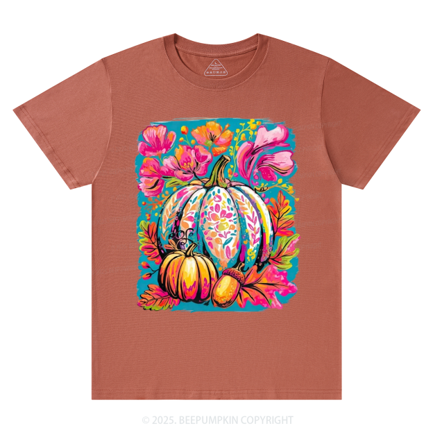 Glam Gourd Fall T-Shirts Beepumpkin 