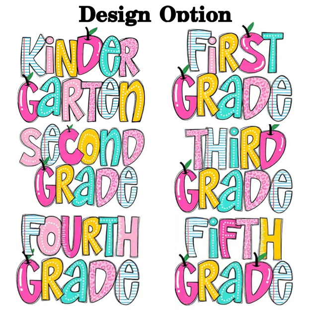Personalized Colorful Grades Kid's Sweatshirt