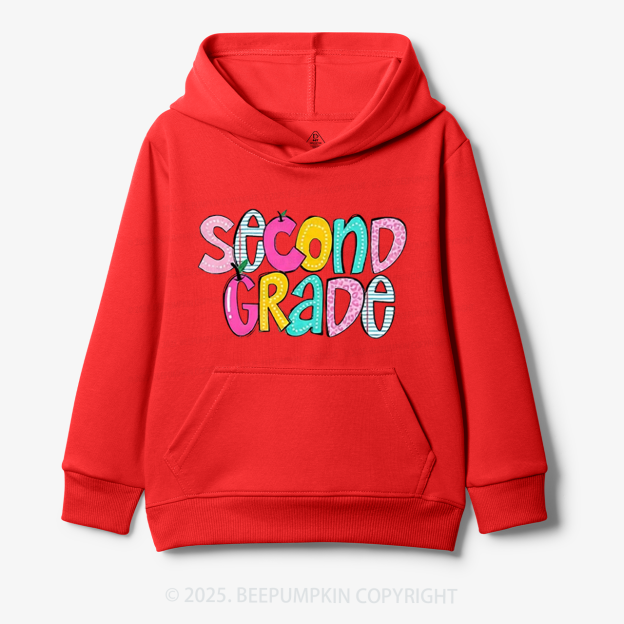 Personalized Colorful Grades Kid's Hoodies Beepumpkin
