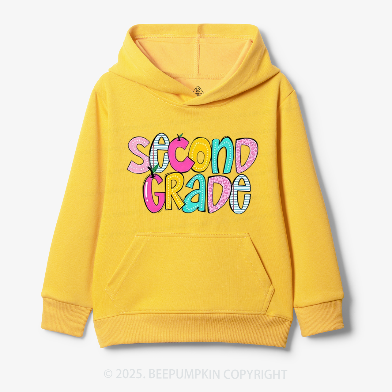 Personalized Colorful Grades Kid's Hoodies Beepumpkin