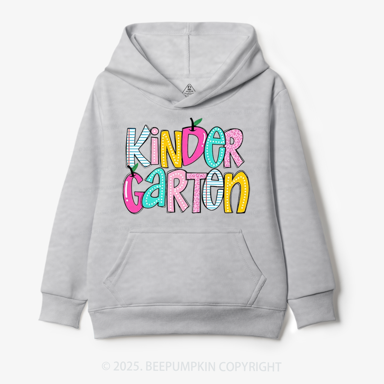 Personalized Colorful Grades Kid's Hoodies Beepumpkin