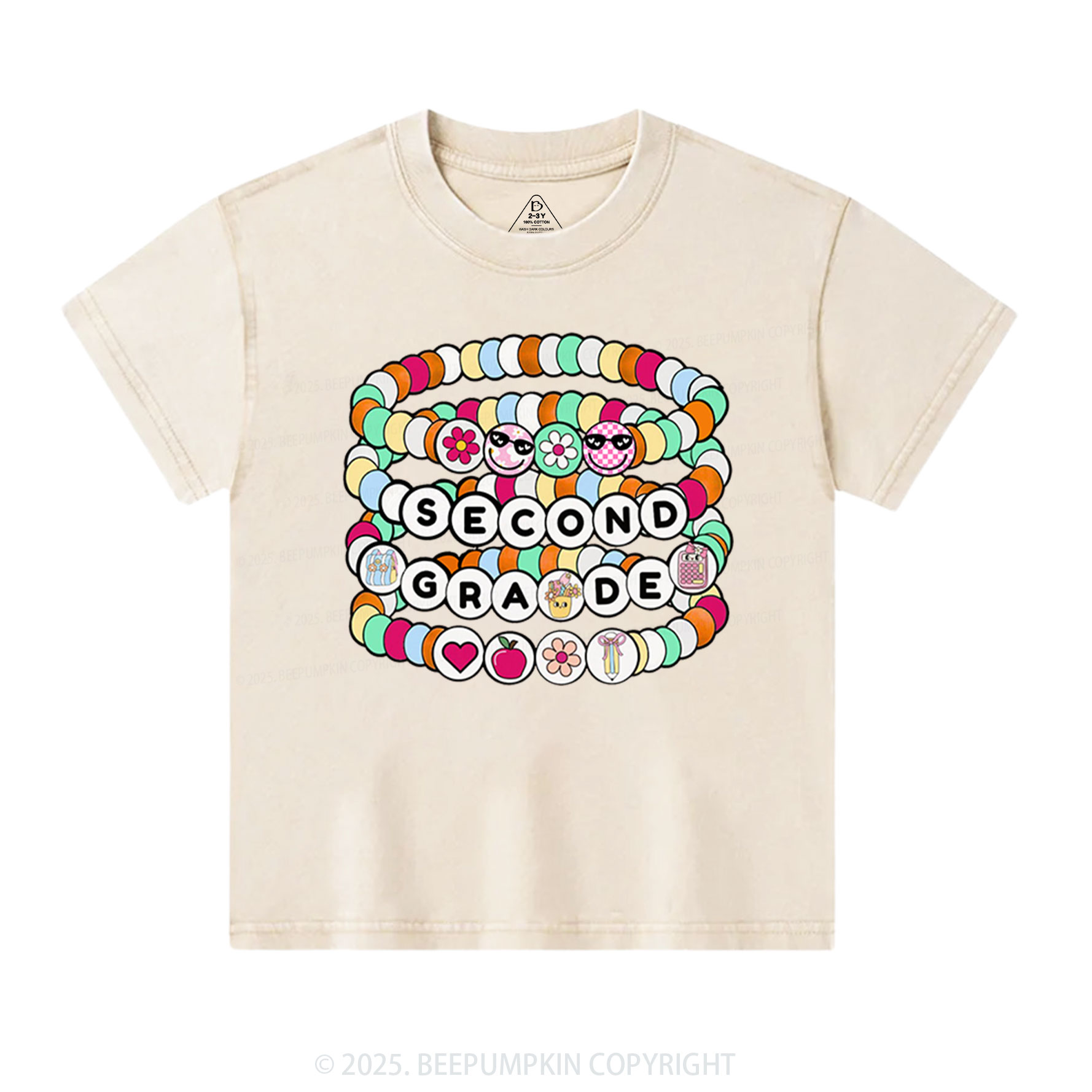 Personalized Friendship Bracelet Toddler&Kids Washed Tees